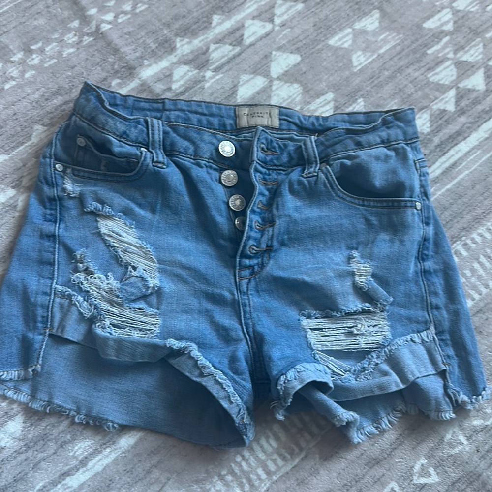 Celebrity shorts denim